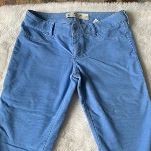 Blue Corduroy Skinny Pant